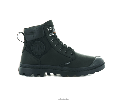 Palladium BE | Palladium bouclier pampa wpplus lth noir unisexe bottes 8R08HN100
