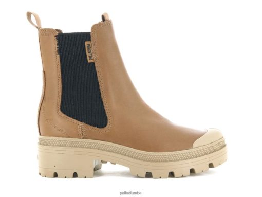 Palladium BE | Palladium cuir chelsea pallabase cher brun femmes bottes 8R08HN232