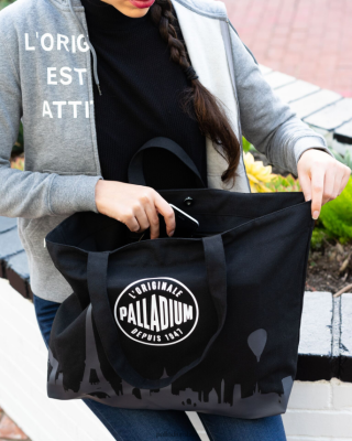 Palladium BE | Palladium fourre-tout parisien noir/gris unisexe sacs 8R08HN330