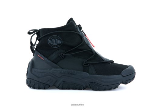 Palladium BE | Palladium hors réseau hi zip imperméable plus noir unisexe chaussures 8R08HN180