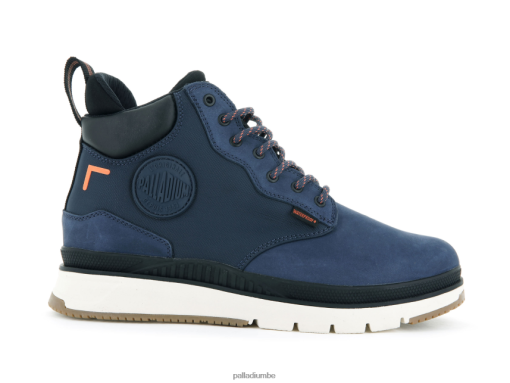 Palladium Belgique | Palladium manchette pallaside imperméable plus humeur indigo hommes bottes 8R08HN15