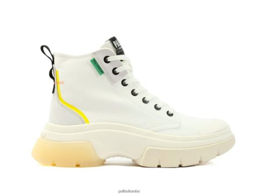 Palladium Belgique | Palladium pallawave mi métro étoile blanche femmes chaussures 8R08HN285