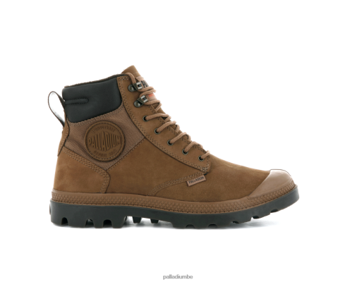 Palladium Belgique | Palladium pampa bouclier wpplus lux acajou unisexe bottes 8R08HN127