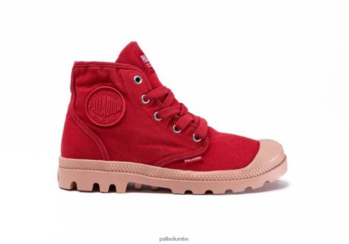 Palladium Belgique | Palladium pampa salut v salsa rouge enfants chaussures 8R08HN357