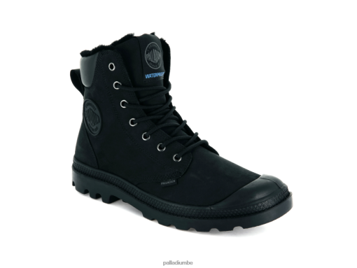 Palladium Belgique | Palladium pampa sport brassard wps noir unisexe bottes 8R08HN111