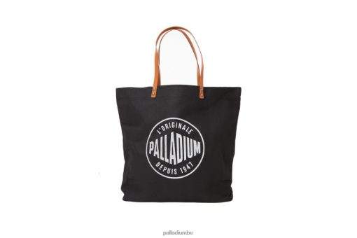 Palladium Belgique | Palladium sac cabas rond à logo noir unisexe sacs 8R08HN327